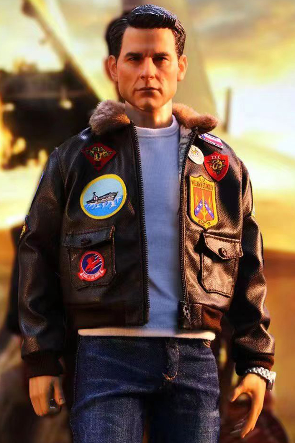 Fire Point Toys X Mr Figure 1:6 Top Pilot Action Figure [MFT-001
