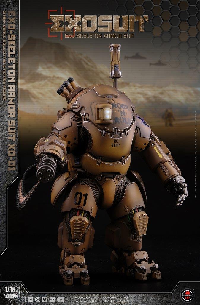 その他 Soldier Story 1/18 EXO-Skeleton Armor Monkey Depot - Boxed Figure: Soldier Story 1/18 EXO Skeleton