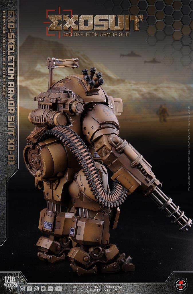 1/18 Series Soldier Story EXO Skeleton Armor Suit [SS-E001] - EKIA