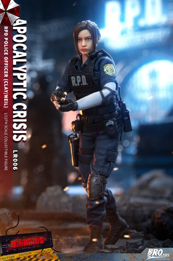 その他 BROTOYS Doomsday Crisis RPD Police Offic 1/12 BroToys Doomsday Crisis RPD Police Officer Suit Clay