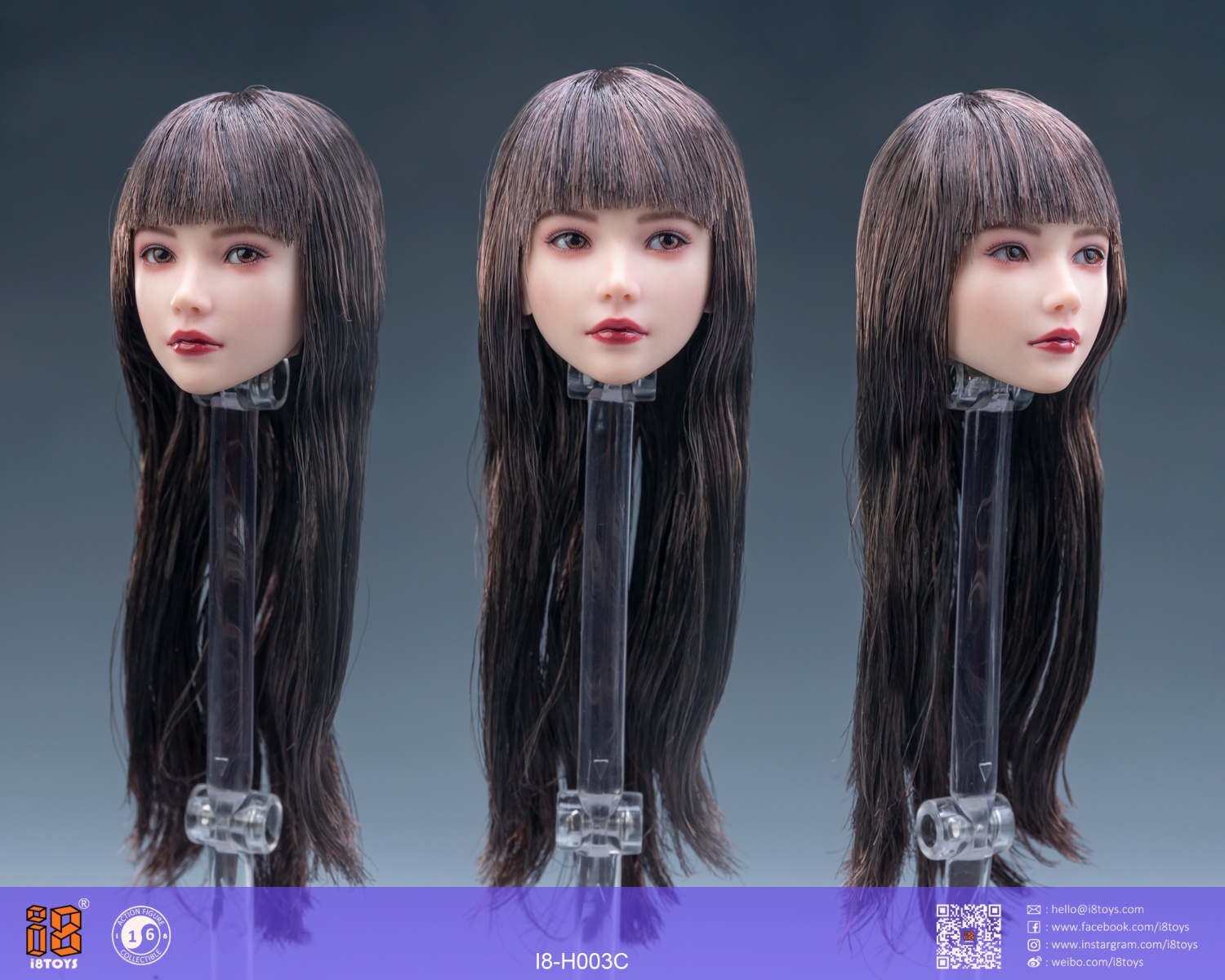 i8TOYS 1/6 Female Head Yuki [i8-H003C] - EKIA Hobbies