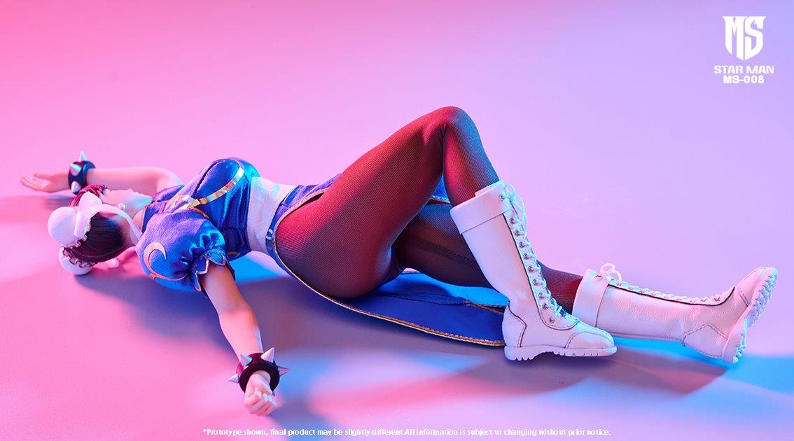 STAR MAN MS-008 1/6 Chun li ストリートファイター In Stock STAR MAN MS-008 1/6 Female Fighter Chun-li