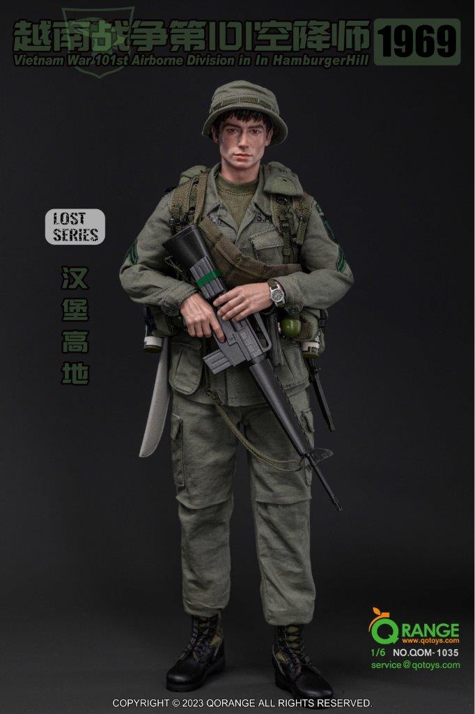 1/6 Vietnam War 101st Airborne Division in Hamburger Hill 1969