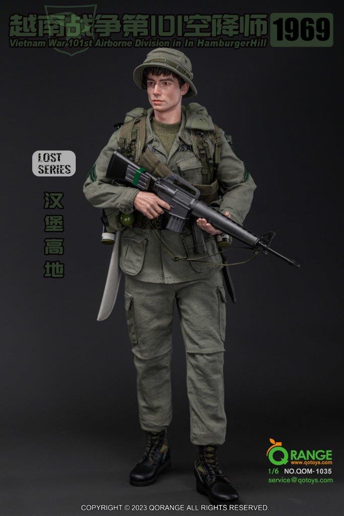1/6 Vietnam War 101st Airborne Division in Hamburger Hill 1969