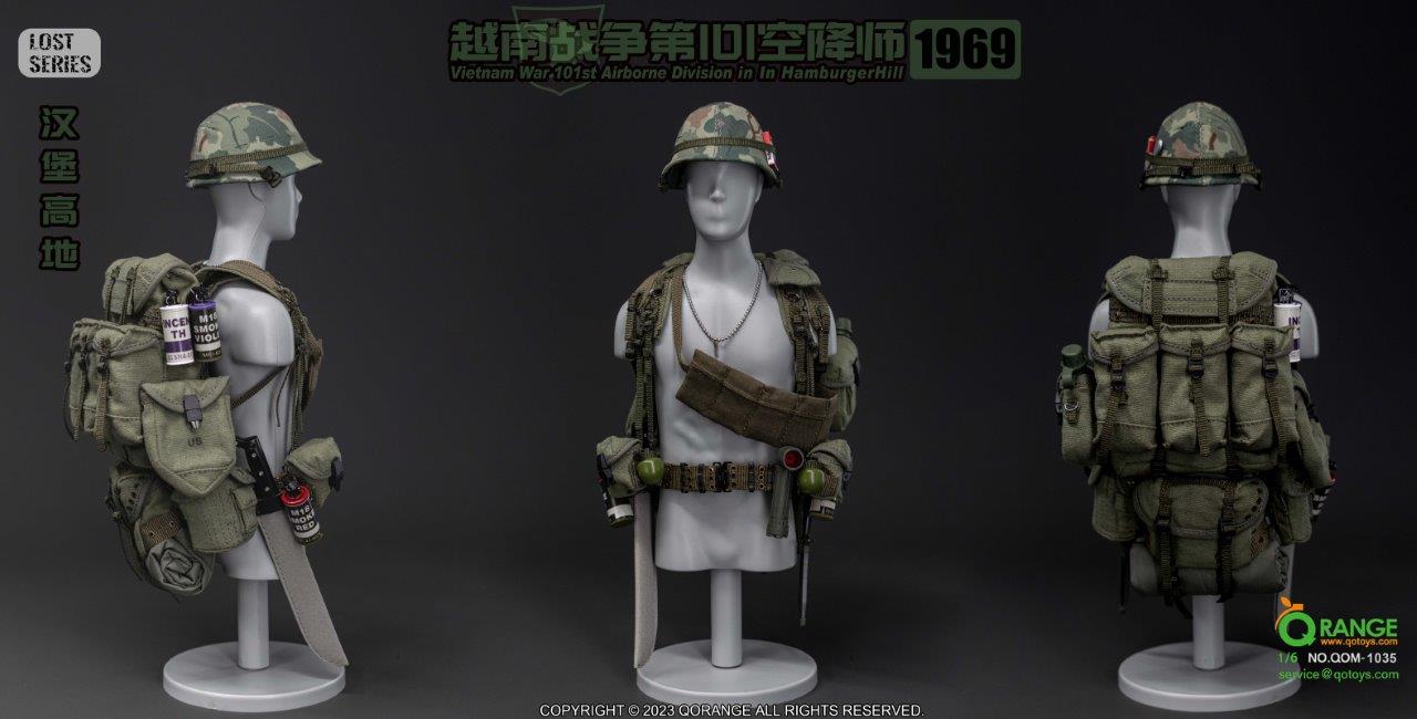 1/6 フィギュア  BATTLE OF HAMBURGER HILL 1969 1/6 Scale Battle of Hamburger Hill 1969 101st Airborne