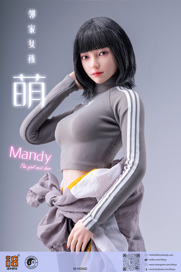 i8TOYS 1/6 Mandy Head for Female Figures [i8-H004D]