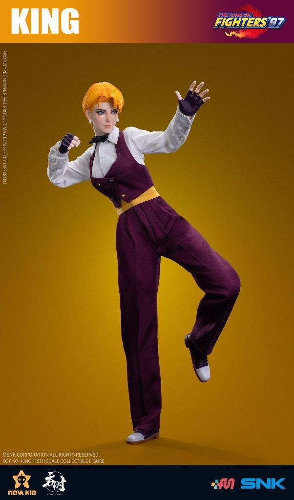 ゲームキャラクター Tunshi Studio Genesis EMEN1/6 KOF KING Tunshi Studio SNK The King of Fighters '97 KING 1/6 Female Figure