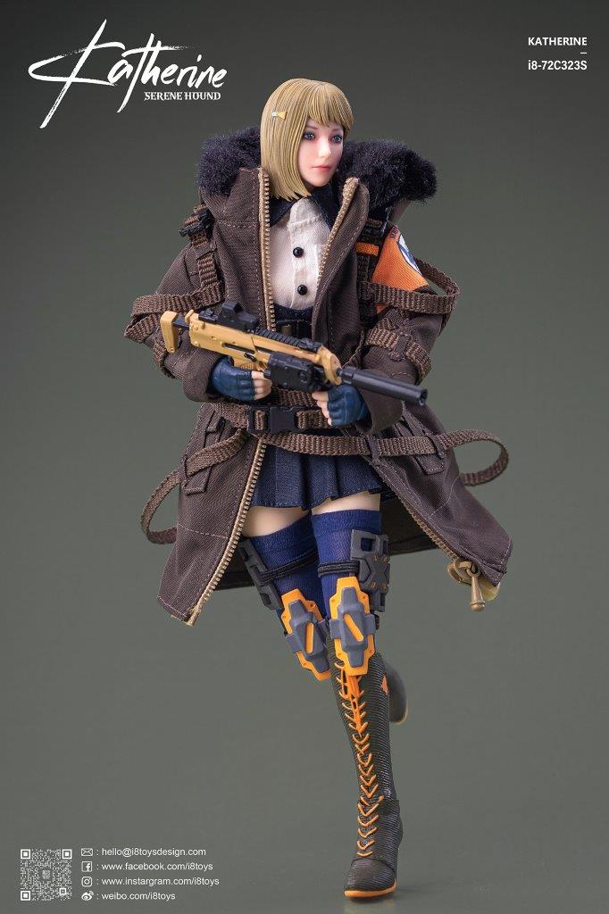 i8TOYS 1/12 Serene Hound Series Katherine Deluxe Version Figure [i8-72C323S]  - EKIA Hobbies