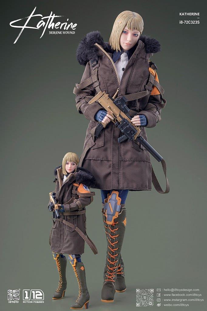 i8TOYS 1/12 Serene Hound Series Katherine Deluxe Version Figure