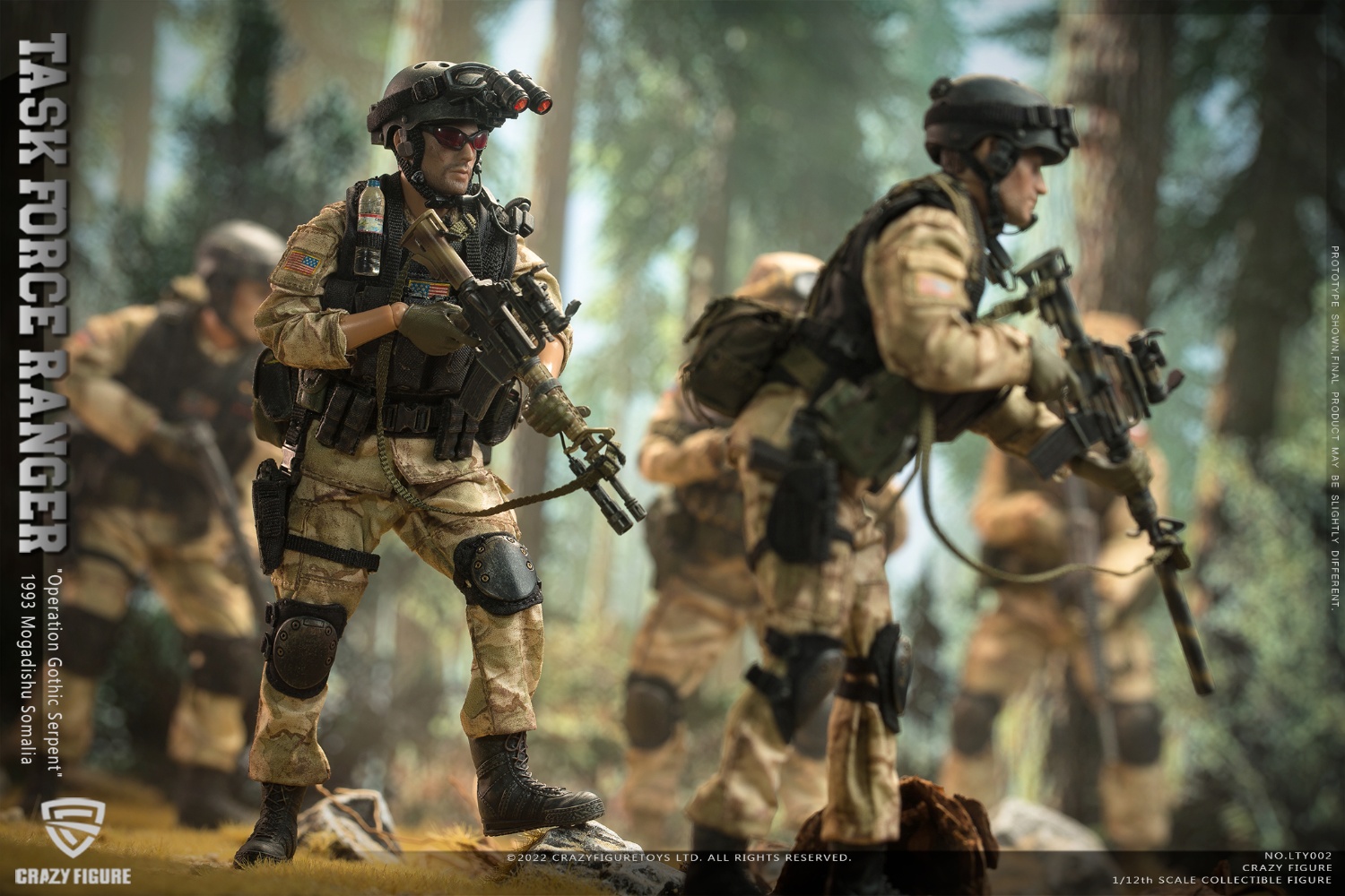 ミリタリー US Military75th Delta Special Force 1/12 1:12 Crazy Figure US Military 75th Rangers & Delta Special Force