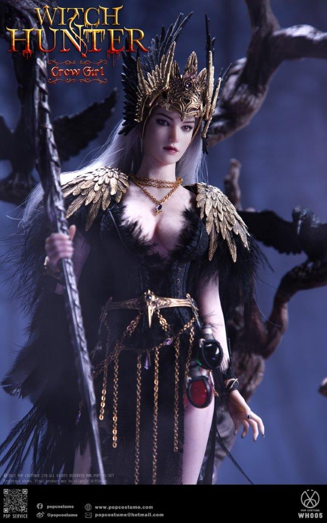 1/6 POP Toys Witch Hunter Series-The Crow Girl Deluxe Version