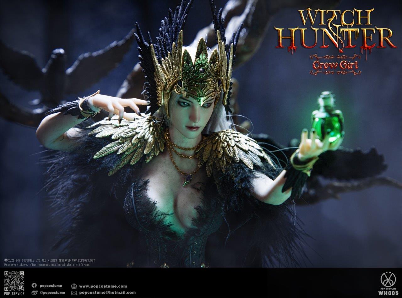 POPTOYS WH004 crow 烏ウィチ・ハンター 1/6 ウィッチャー The Crow Girl Deluxe Version - Witch Hunter Series - Pop