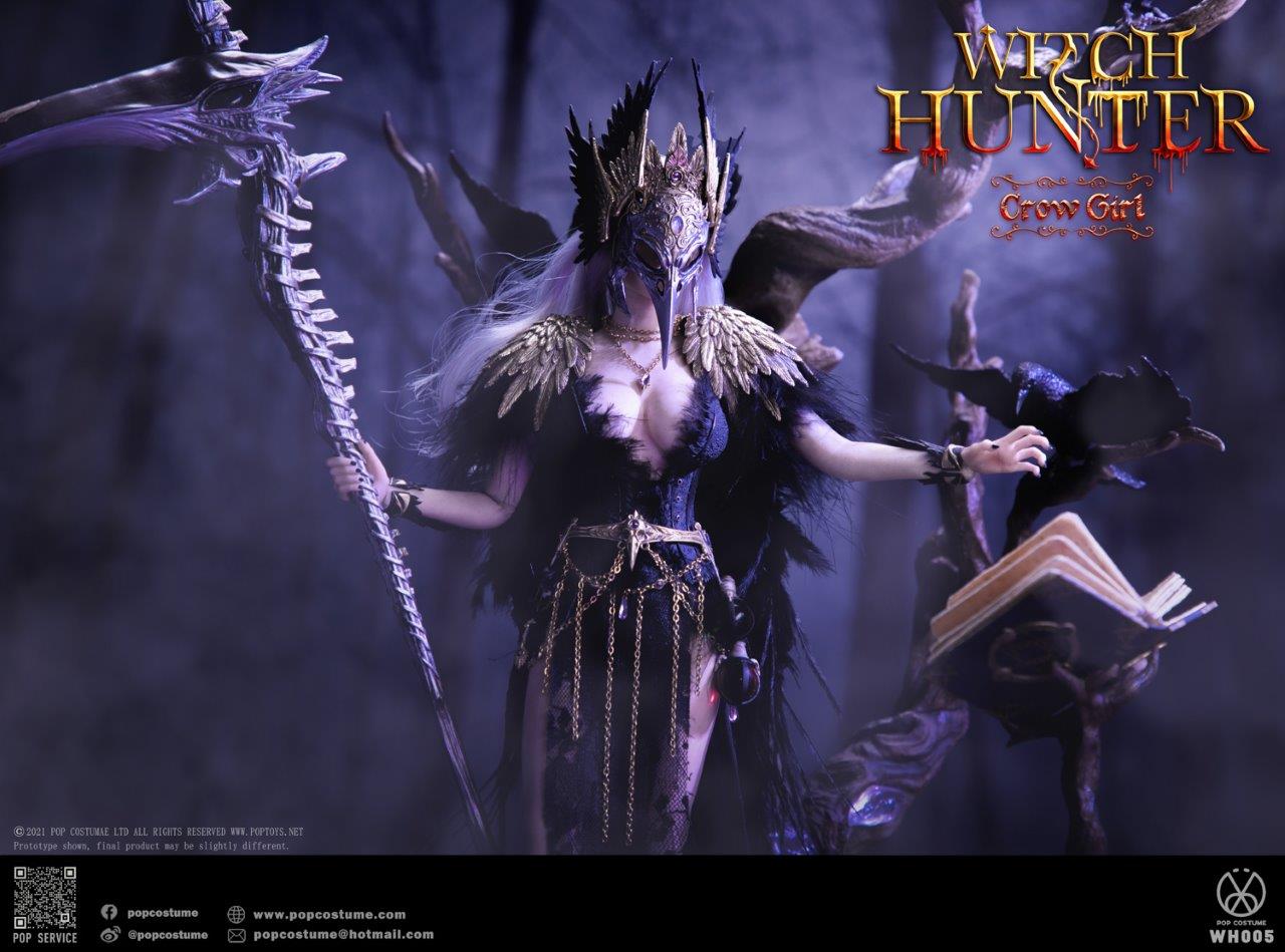 1/6 POP Toys Witch Hunter Series-The Crow Girl Deluxe Version