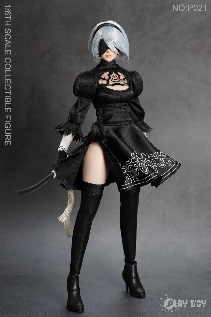 ThreeA 1/6 フィギュア Hoodzomb (Black 黒) Yep Studio 1/12 YS NO.0008 本多忠勝 平八郎 アクション