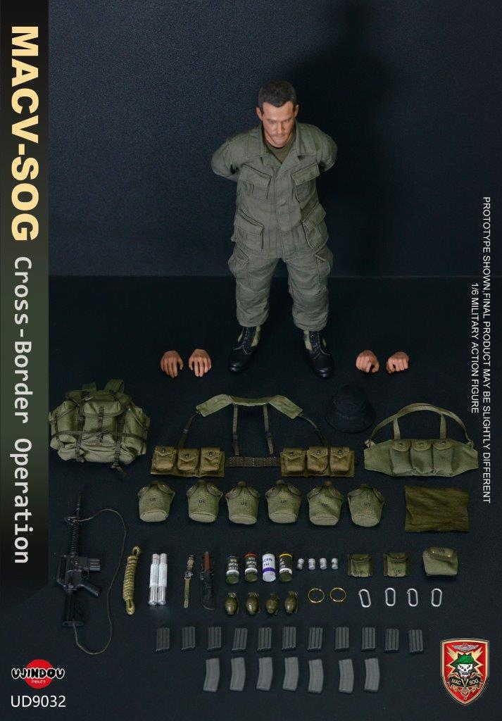 UJINDOU 1/6 US MACV-SOG CROSS BORDER OPERATION in Vietnam