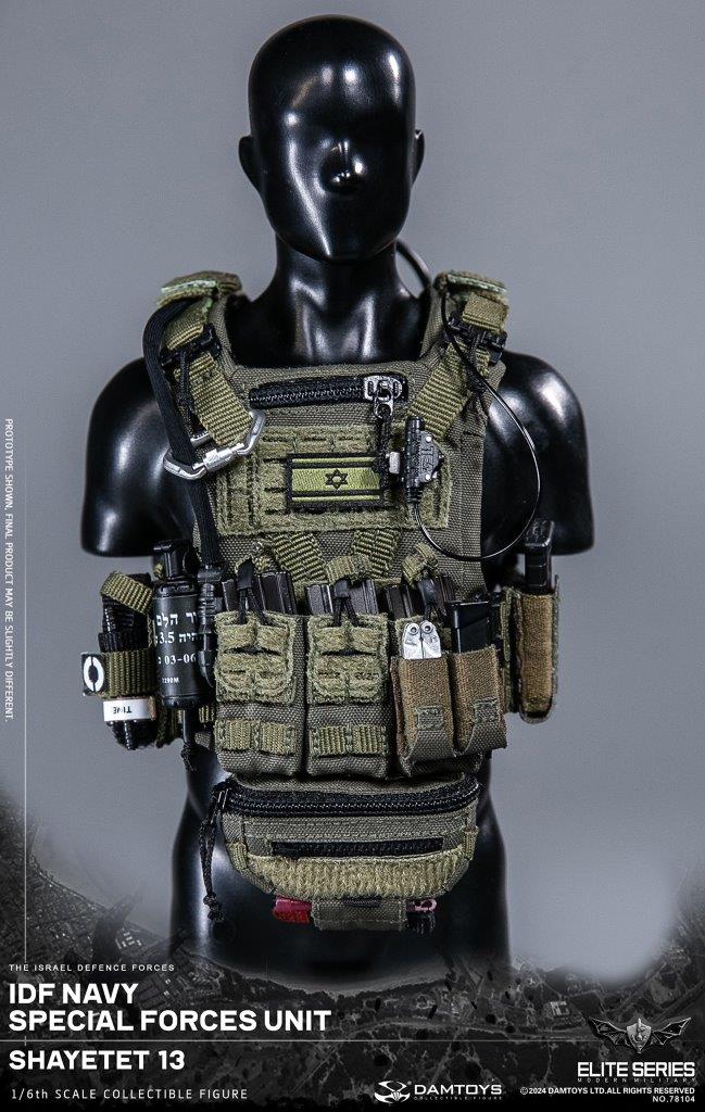 DAM Toys 1/6 IDF Navy Special Forces Unit Shayetet 13 Figure [DAM