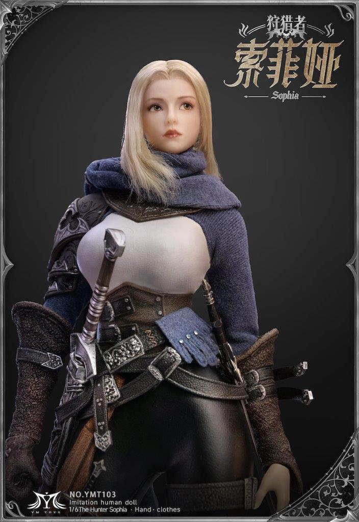 YMTOYS YMT103 セイバーハンター ソフィア 1/6 剣士 騎士団 YM Toys 1/6 Hunter Series Sophia Female Figure [YMT-103] - EKIA