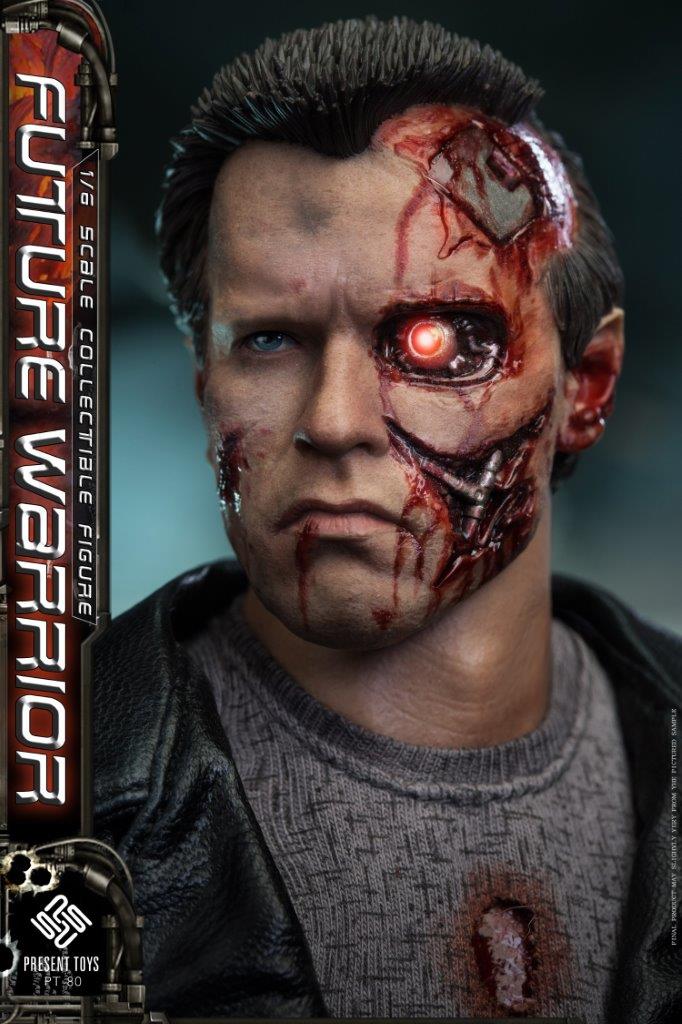 1/6 Present Toys Future Warrior Leather Version Collector Figure