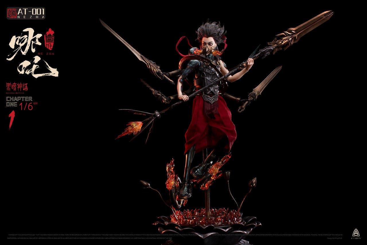A-Toys 1/6 暗黒神話 AT-0001 Dark Myth Nezha 1/6 A-toys Dark Myth Nezha Collectibles Figure [ATS-001