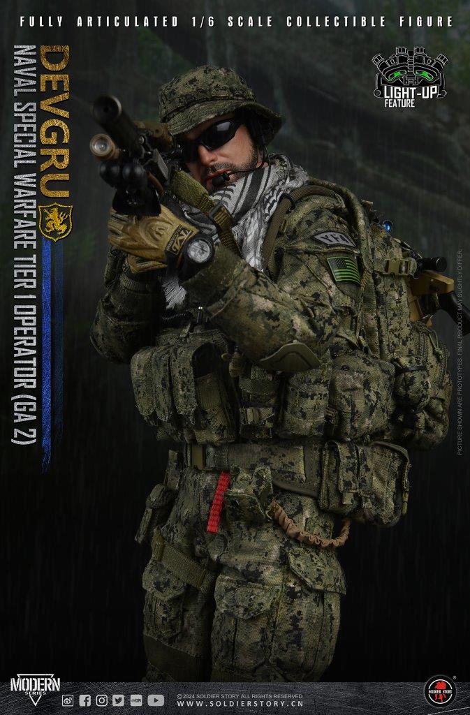 1:6 Soldier Story Naval Special Warfare Tier 1 Team Leader