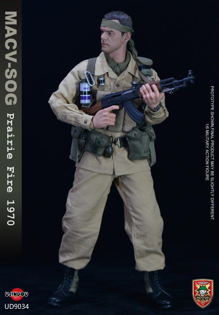 UJINDOU 1/6 MACV-SOG Prairie Fire 1970 Action Figure [UD-9034