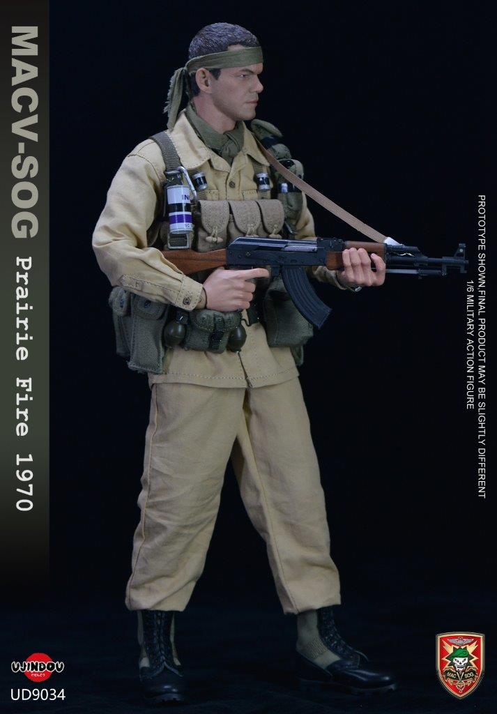UJINDOU 1/6 MACV-SOG Prairie Fire 1970 Action Figure [UD-9034