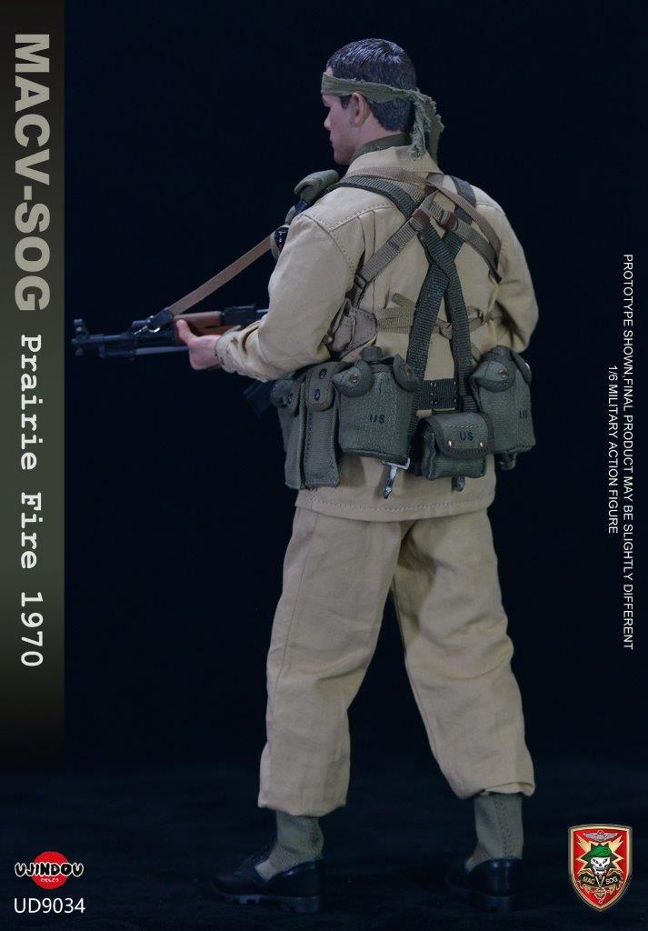 ミリタリー 1/6 MACV-SOG UJINDOU 1/6 MACV-SOG Prairie Fire 1970 Action Figure [UD-9034