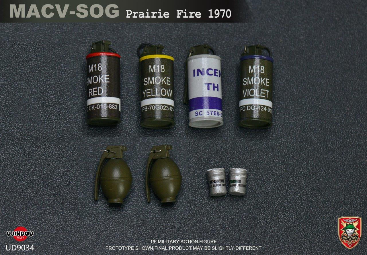 UJINDOU 1/6 MACV-SOG Prairie Fire 1970 Action Figure [UD-9034