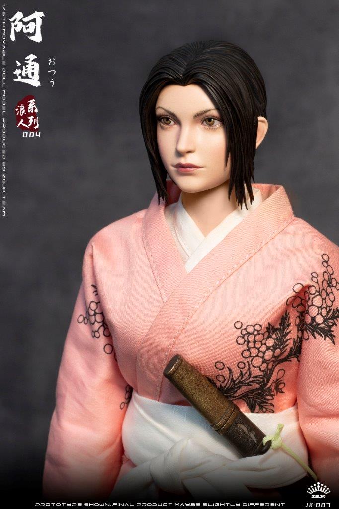 1:6 ZGJK TOYS Japanese Samurai Ronin Series Atong Female Figure