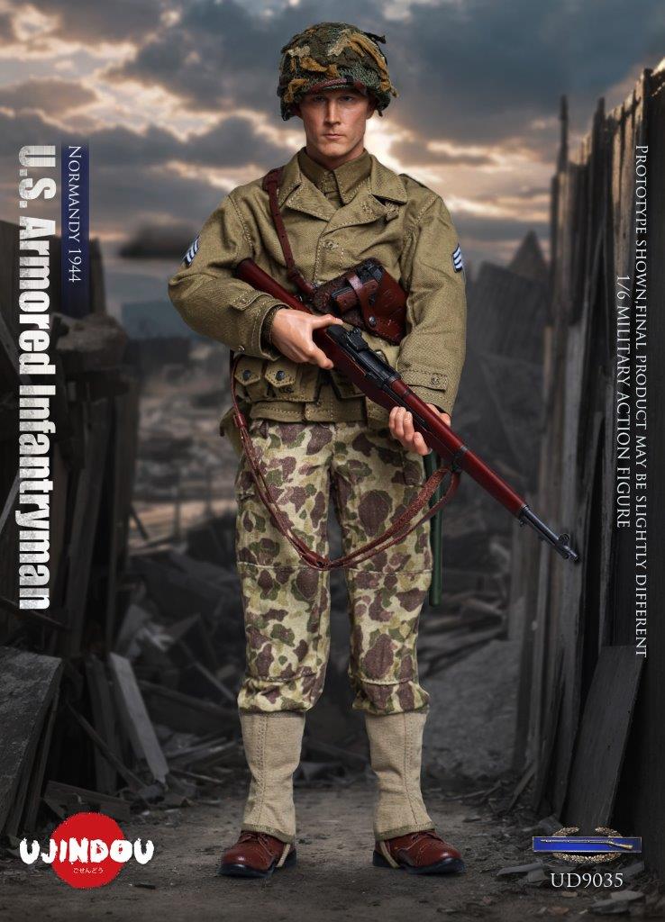 その他 UJINDOU 1/6 WWII Normandy 1944 UD9035 1/6 UJINDOU UD9035 WWII U.S. Armored Infantryman Normandy