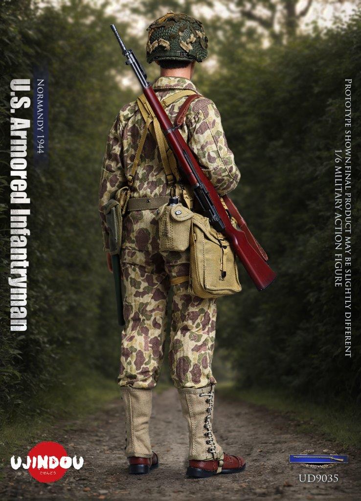 その他 UJINDOU 1/6 WWII Normandy 1944 UD9035 In Stock UJINDOU UD9035 1/6 WWII U.S. Armored Infantryman