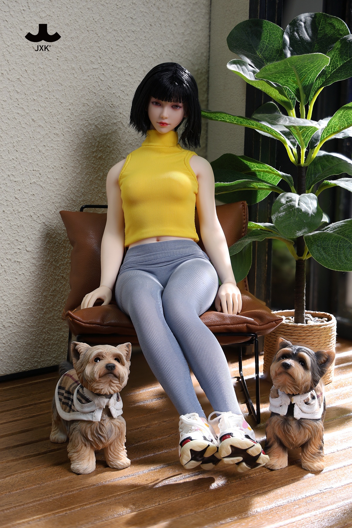 小物 THE SHISHIKUI fox gray demi JxK.Studio 1:6 Creature Yorkshire Terrier Grayish & Tan [JXK
