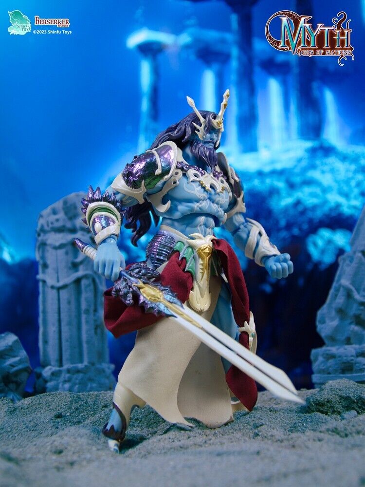 Berserker Studios 1:12 Poseidon in Blue Action Figure [BS-M03