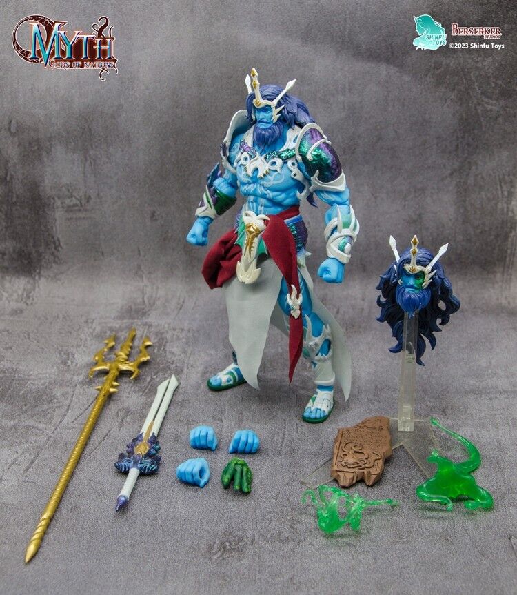 Berserker Studios 1:12 Poseidon in Blue Action Figure [BS-M03