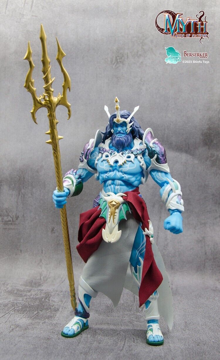 Berserker Studios 1:12 Poseidon in Blue Action Figure [BS-M03