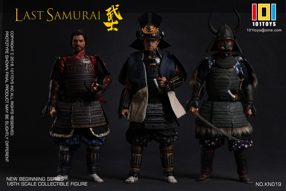 101 Toys 1/6 Beginner Series The Last Samurai Three Samurai