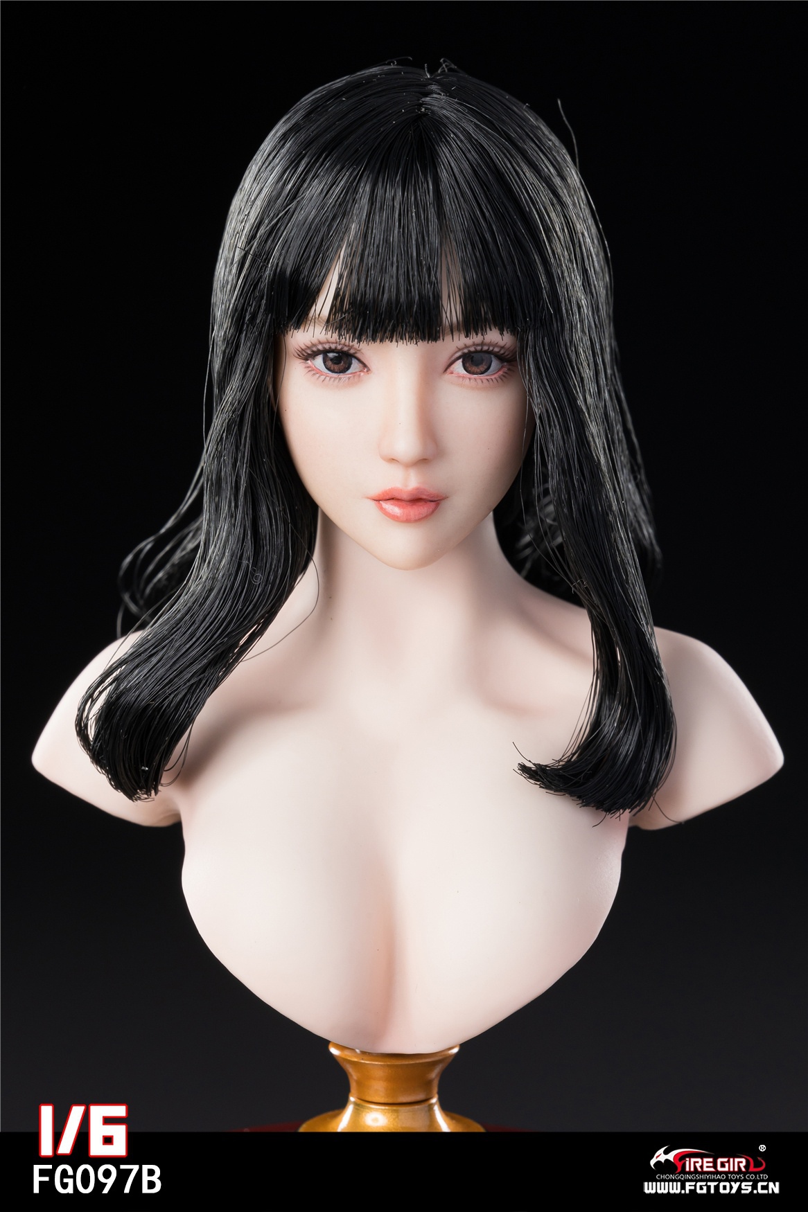 Fire Girl Toys 1/6 Asian Female Head [FG-097B]