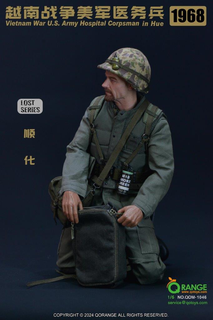 QO Toys 1/6 Vietnam War U.S. Army Hospital Corpsman in Hue 1968