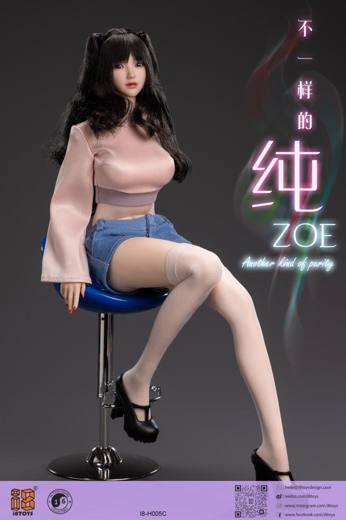 i8TOYS 1/6 Zoe Head for Female Figures [i8-H005C] - EKIA Hobbies