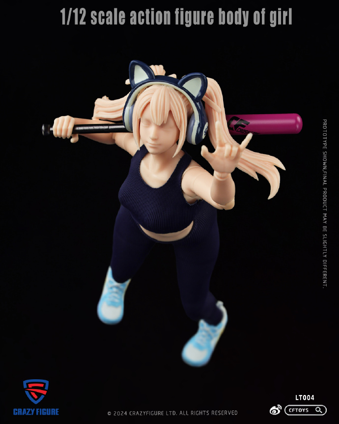 Crazy Figure 1:12 Girl Action Figure Body [CF-LT004] - EKIA Hobbies