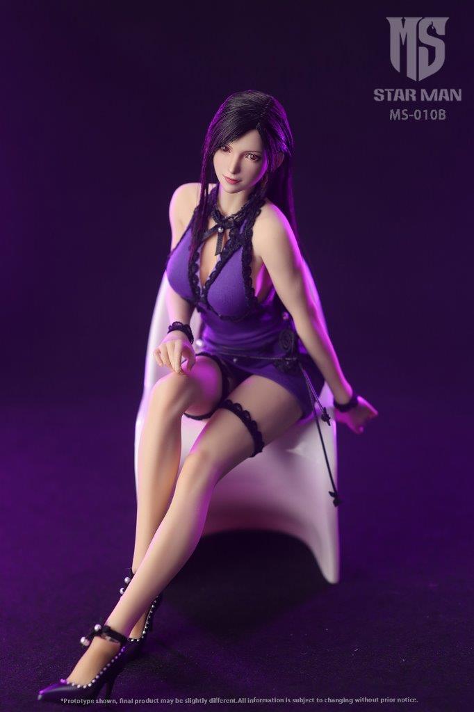Star Man 1/6 Tifa Lockhart Purple Tight Strap Dress Edition