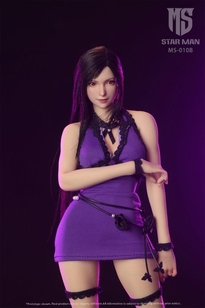Star Man 1/6 Tifa Lockhart Purple Tight Strap Dress Edition Figure  [MS-010B] - EKIA Hobbies