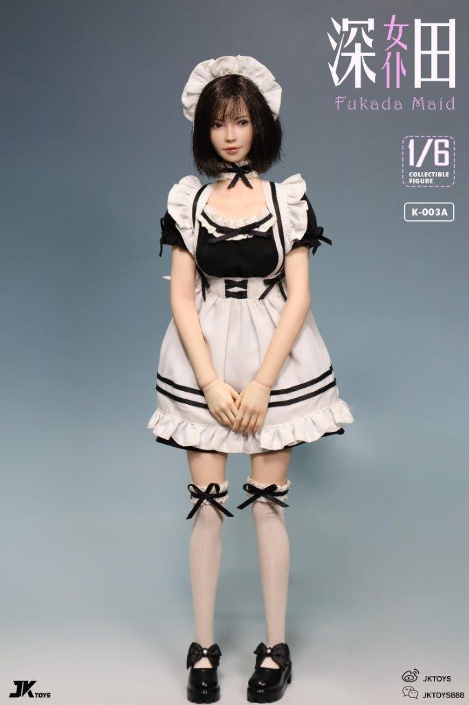 JK Toys 1/6 Fukada Maid Costume Set [JKT-K003B] - EKIA Hobbies