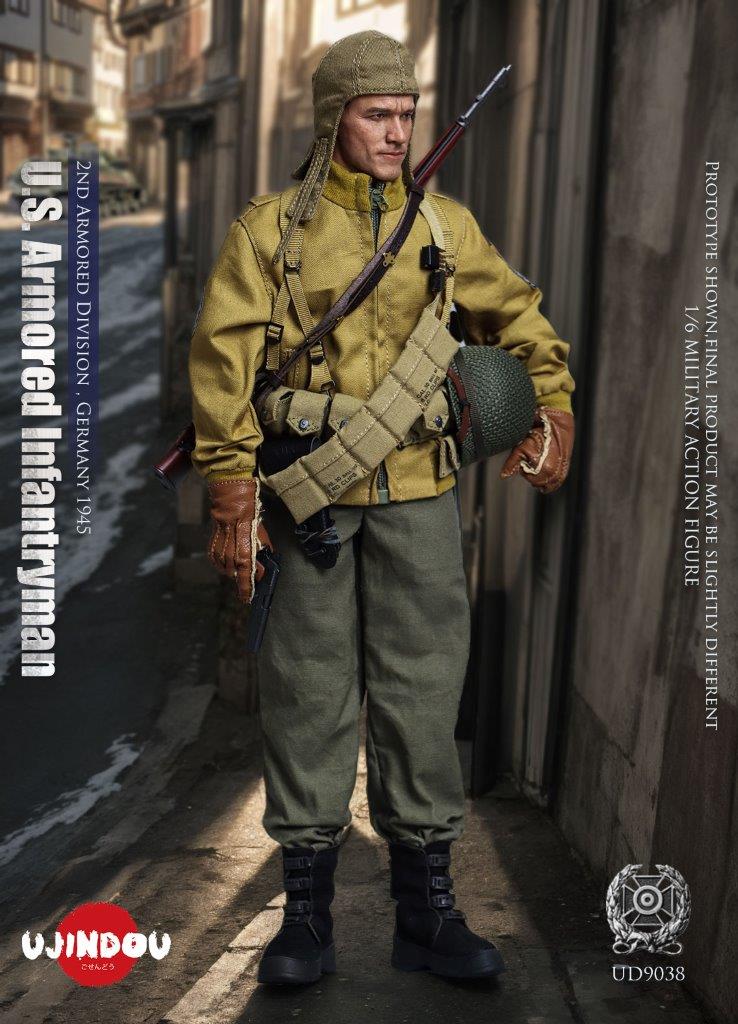 UJINDOU 1/6 WWII U.S. Armored Infantryman, Germany 1945 Figure [UD