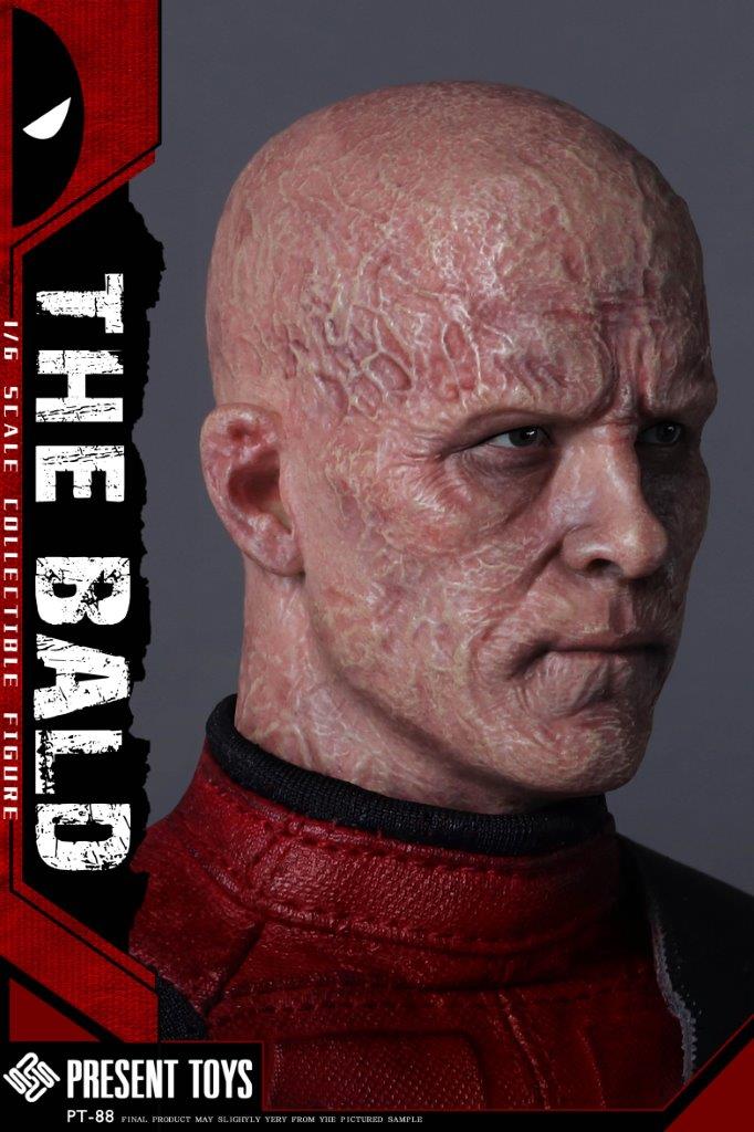 1/6 Present Toys Male Head Sculpture The Bald [PST-SP88] - EKIA
