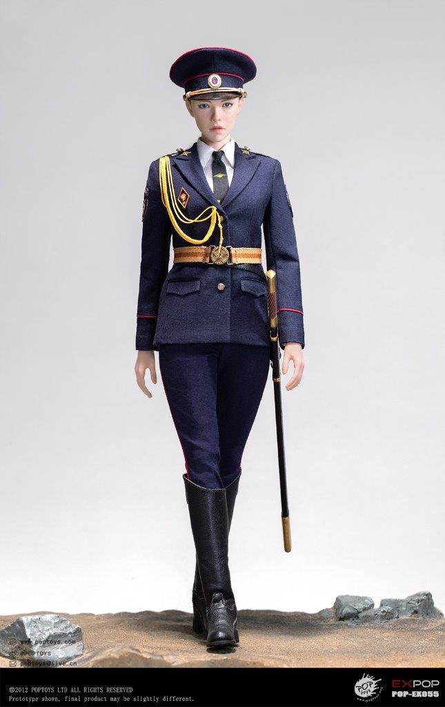 POPTOYS 1/6 ロシア警察官＆馬 フルセット EX055＆EX057 送料無料 1/6 POPTOYS EX055 ロシア騎馬警察 欧米美人女性フル