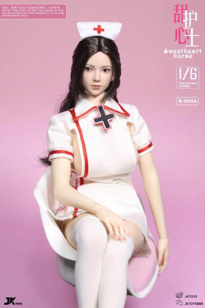 JK Toys 1/6 Sweetheart Nurse Head Sculpture [JKTK004C] EKIA Hobbies