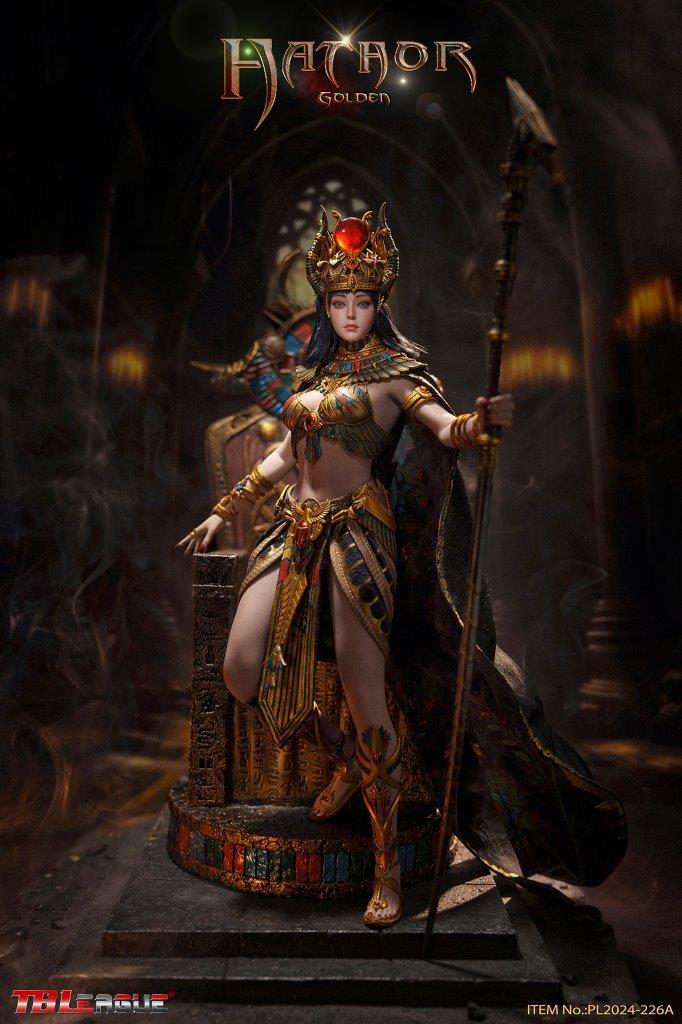 TBLeague 1/6 Egyptian Goddess of the Sky Hathor Golden