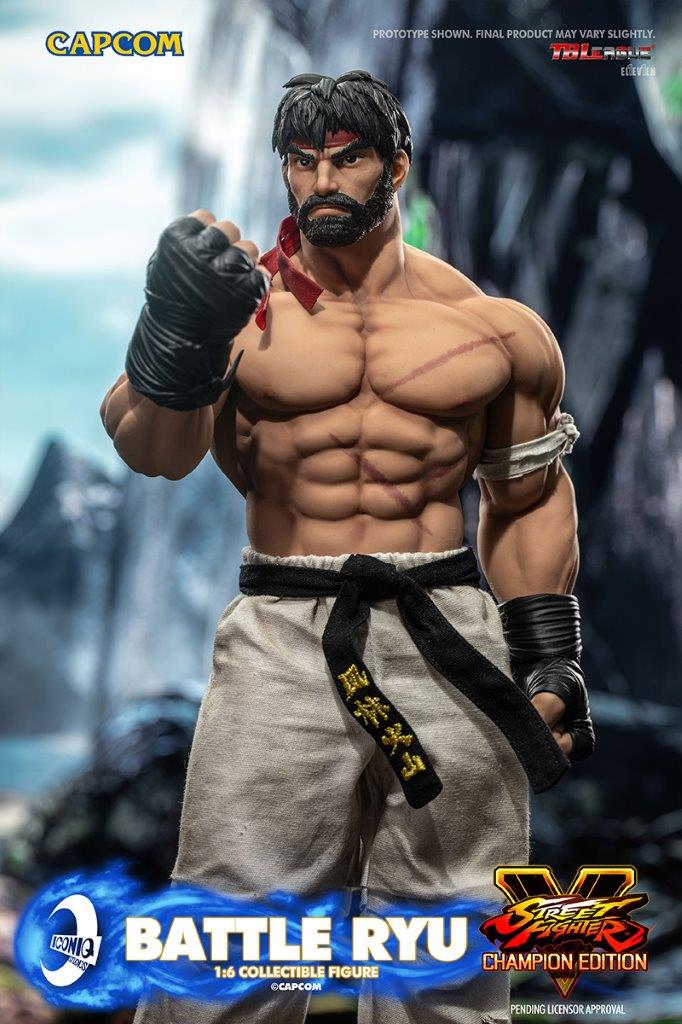 HOTTOYs、TBLeague、CAPCOM、スト2、[RYURYU1/6] 1:6 Street Fighter Battle Ryu Figure by Capcom X Iconiq