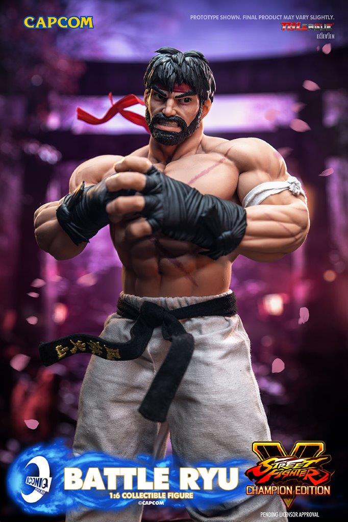 HOTTOYs、TBLeague、CAPCOM、スト2、[RYURYU1/6] 1:6 Street Fighter Battle Ryu Figure by Capcom X Iconiq
